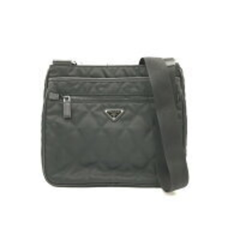 Prada nylon black crossbody RADA quilted bag shoulder